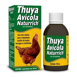 Thuya Avícola Naturrich 100ml Remoção de calosidades e verrugas