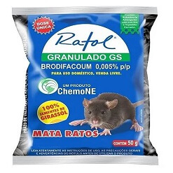 Isca Ratol GS Com Registro De Uso Doméstico - 50g