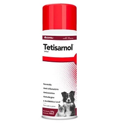 Sarnicida Coveli Tetisarnol Spray para Cães e Gatos 125g