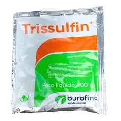 Trissulfin Pó 100g Trimetoprim Antibiótico Aves Ourofino