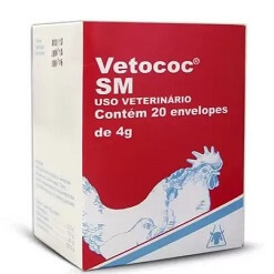 Vetococ SM Coccidiose - Sachê 4g - 1 unidade - Quimica Santa Marina